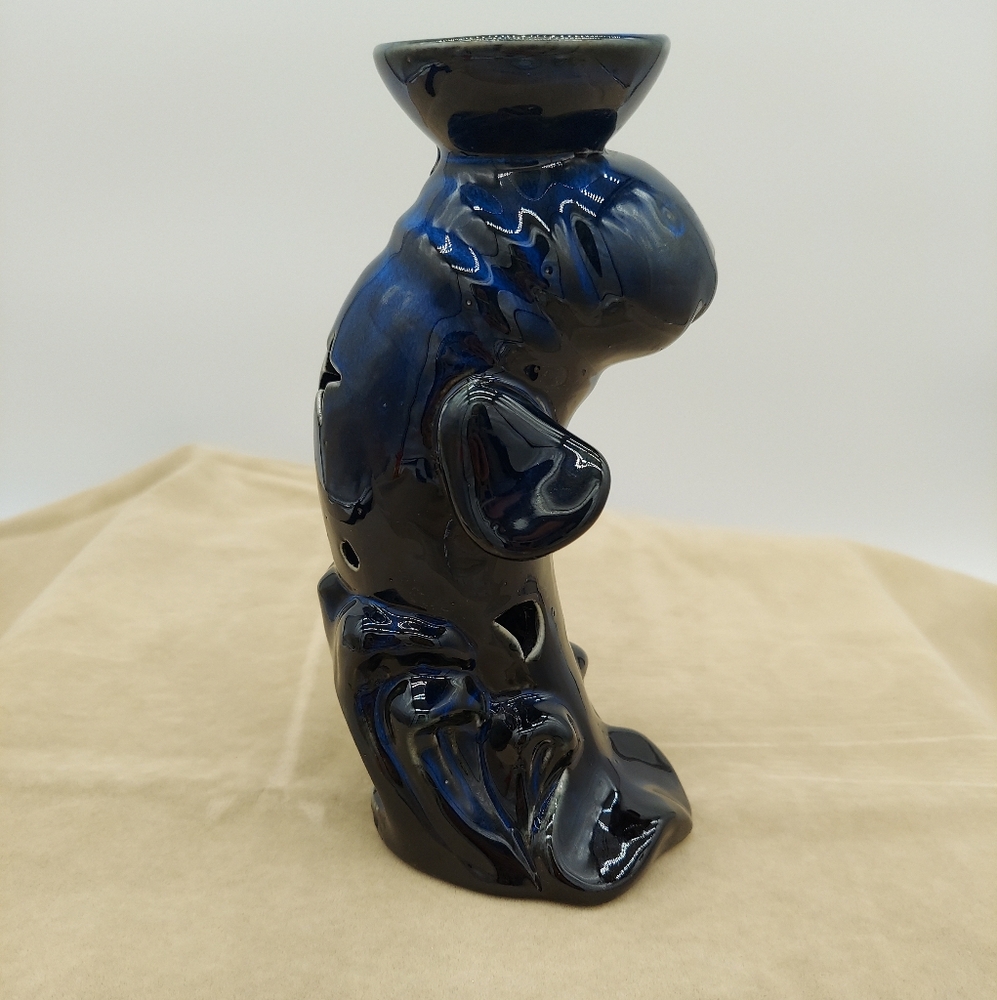Manatee Tea Light Candle Holder Oil Warmer Celestial Stars Luminary